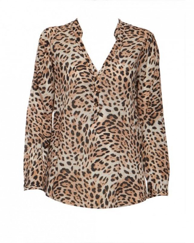 Blusas animal print cheap zara