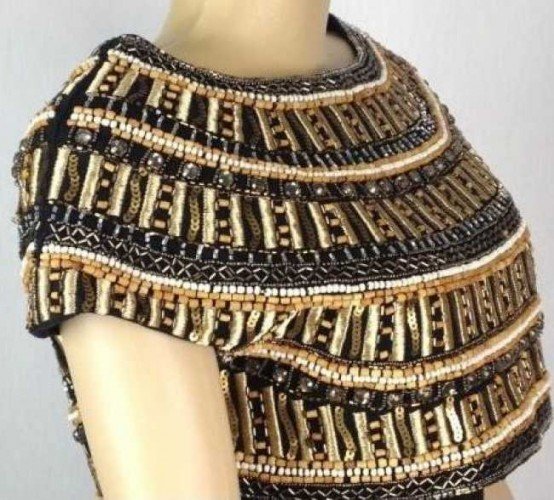 ZARA RARE BEADED CROPPED TOP EXQUISIT