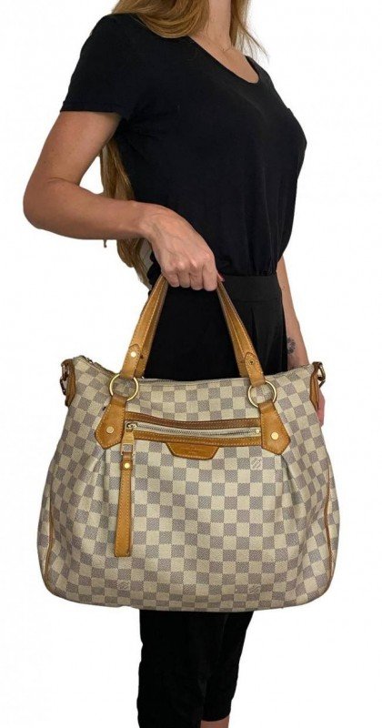 BOLSA LOUIS VUITTON VINTAGE DAMIER AZUR ÉVORA