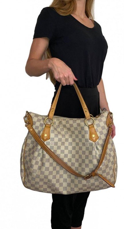 BOLSA LOUIS VUITTON VINTAGE DAMIER AZUR ÉVORA