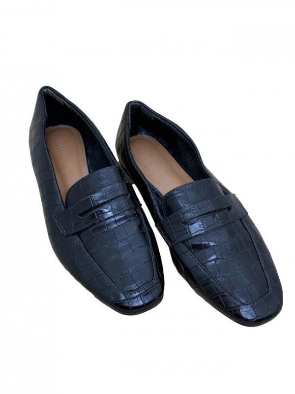 MOCASSIM SATINATO PRETO