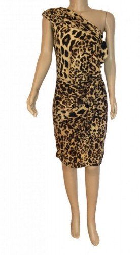 VESTIDO DAVID MEISTER ANIMAL PRINT