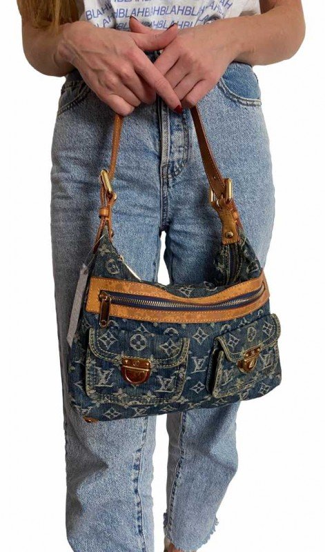 BOLSA LOUIS VUITTON BAGGY MONOGRAM DENIN BLUE