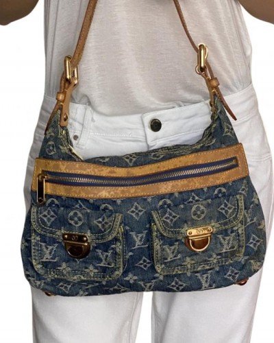 BOLSA LOUIS VUITTON BAGGY MONOGRAM DENIN BLUE