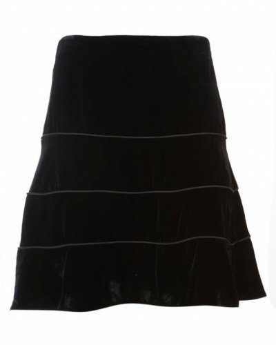 SAIA EMPORIO ARMANI TIERED SHORT SKIRT