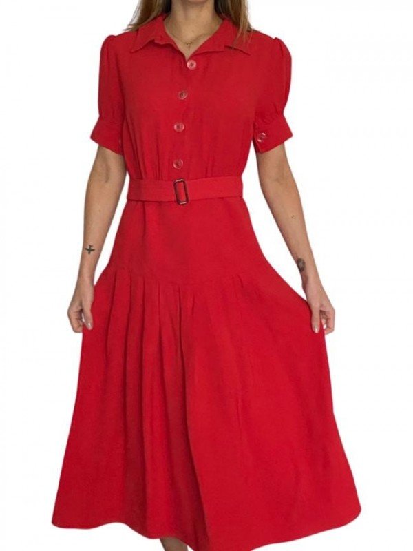 VESTIDO NK VERMELHO