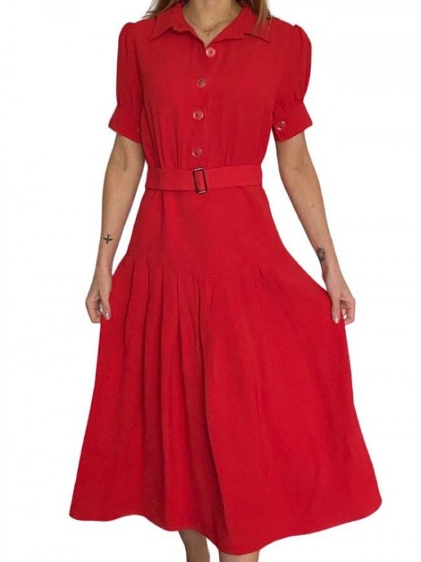 VESTIDO NK VERMELHO