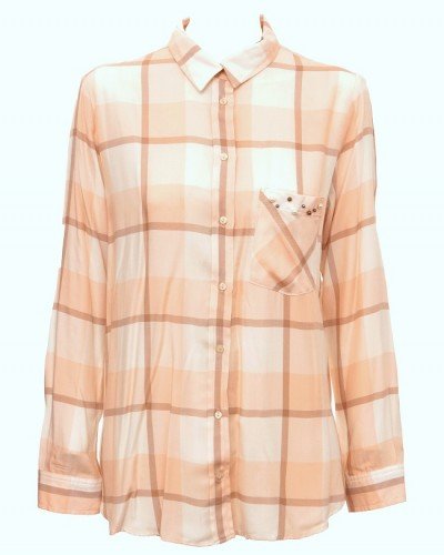 CAMISA ZARA BASIC COM PÉROLAS