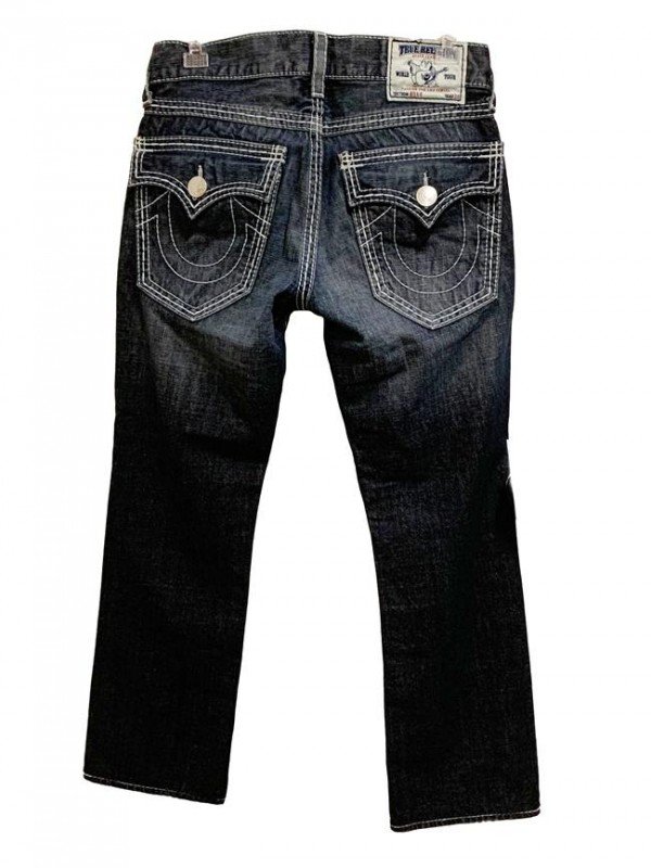 CALÇA TRUE RELIGION JEANS PESPONTADA