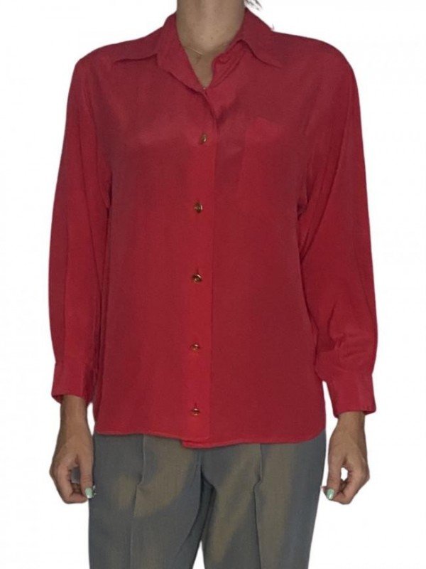 CAMISA VALENTINO BLOUSE V. LOGO BUTTONS VINTAGE