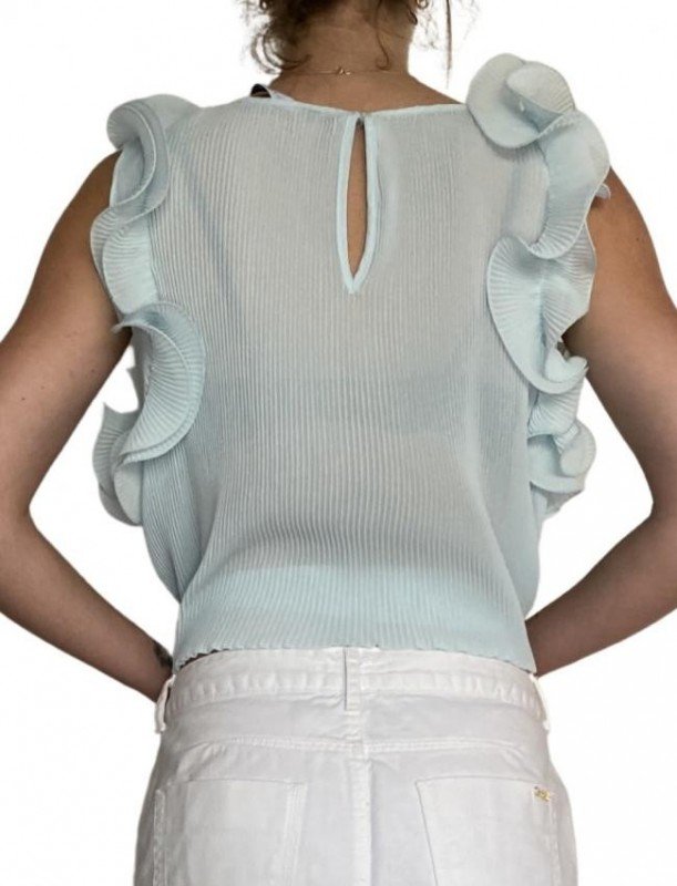 BLUSA ZARA PLISSADA