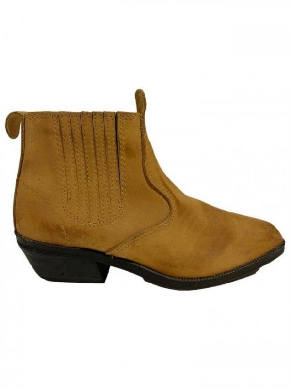 BOTA DE COURO TIPO WESTERN