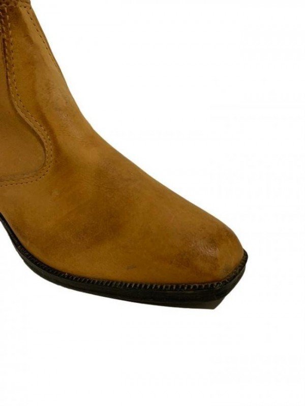 BOTA DE COURO TIPO WESTERN