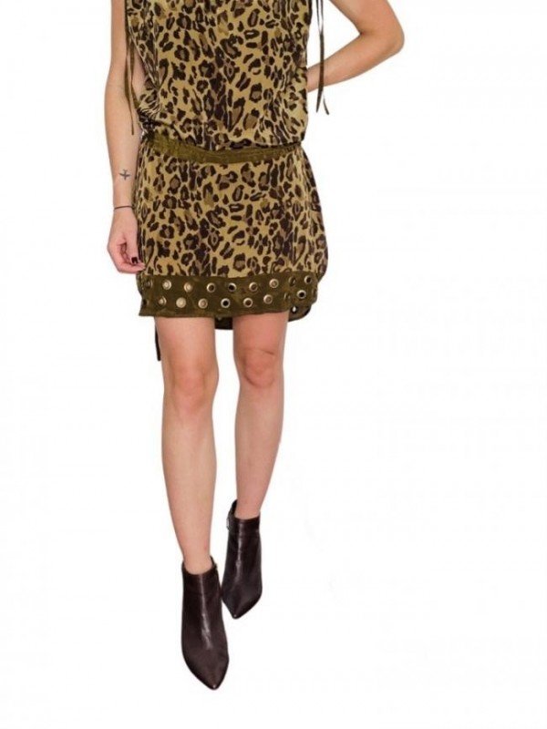 VESTIDO LE LIS BLANC ANIMAL PRINT