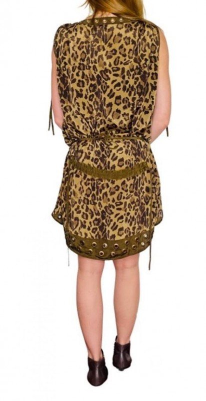 VESTIDO LE LIS BLANC ANIMAL PRINT