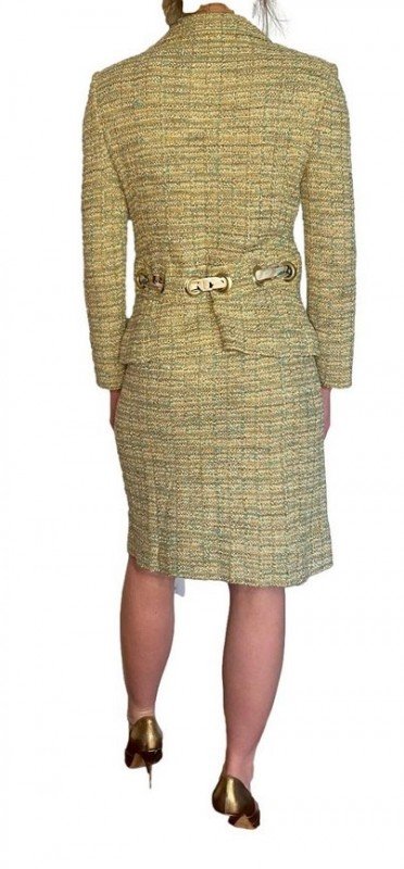 TERNO/TAILLEUR/CONJUNTO ST. JOHN COUTURE BOUCLÉ