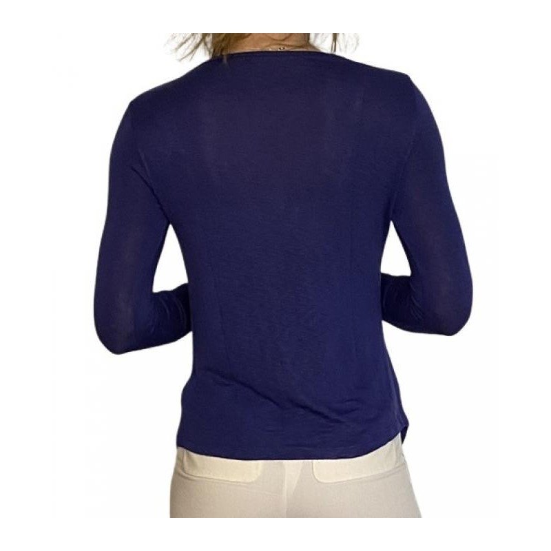 BLUSA DE MALHA AZUL