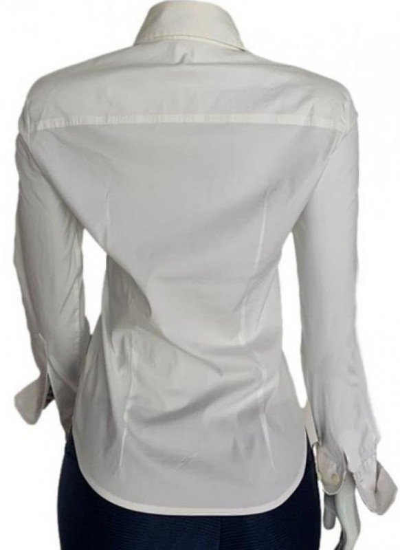 CAMISA BURBERRY LONDON BRANCA COM DETALHES NOS PUNHOS