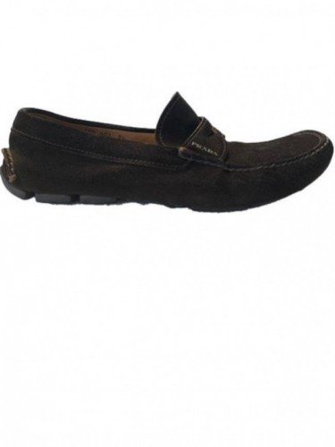 SAPATO PRADA SLIP ON DE CAMURÇA