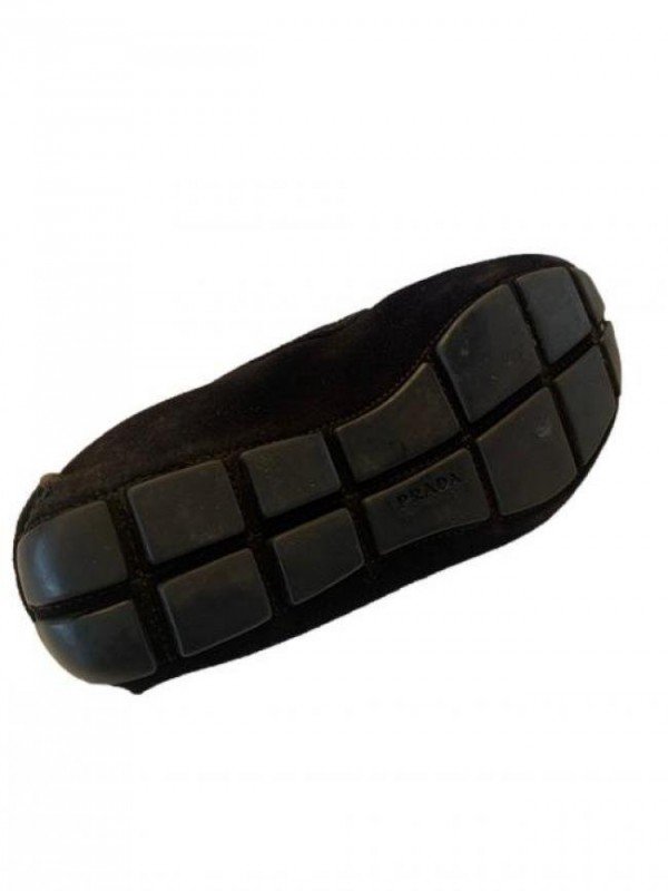 SAPATO PRADA SLIP ON DE CAMURÇA