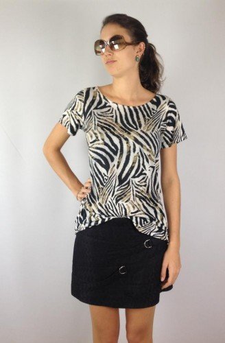 SAIA LE LIS BLANC CURTA COM FIVELAS