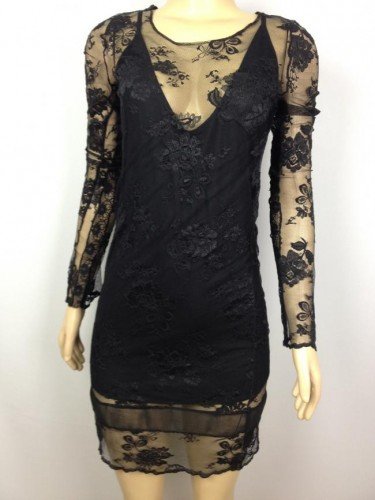 VESTIDO SINGLE DE RENDA
