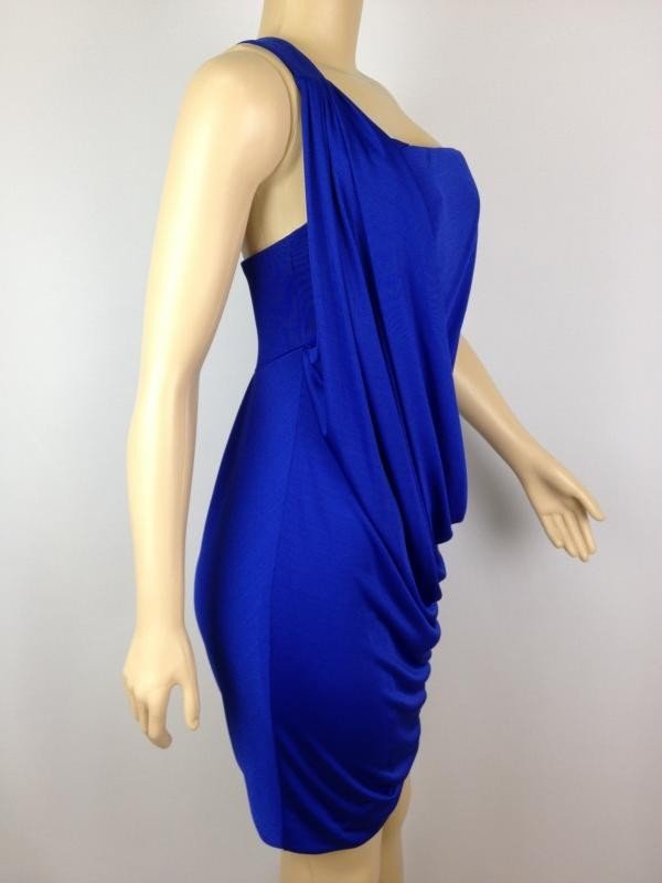 VESTIDO IÓDICE DRAPÉ AZUL